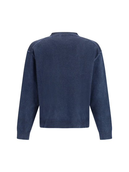 Crew Neck Sweater Navy Blue