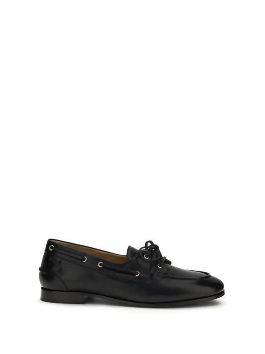 Leather Loafers Plume Black