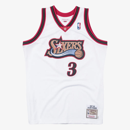 Mitchell & Ness Men's NBA Authentic Jersey 76Ers 1997 Allen Iverson Jerseys