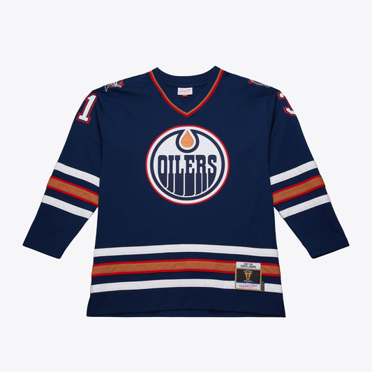 Men's Mitchell & Ness Nhl Dark Jersey Oilers 1997 Curtis Joseph