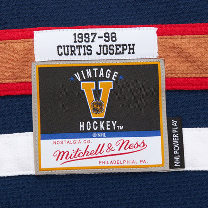 Mitchell & Ness Men's NHL Dark Jersey Oilers 1997 Curtis Joseph Jerseys