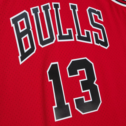 Mitchell & Ness Men's NBA Dark Road Jersey Bulls 1997 Luc Longley Jerseys