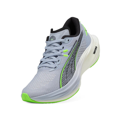 PUMA Deviate Nitro 3 HYROX Women's Running Shoes — Cool Weather/Green Glare