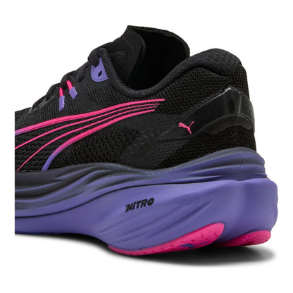 PUMA Deviate Nitro 3 DIGITOKYO Women's Running Shoes — PUMA Black/Fluro Pink