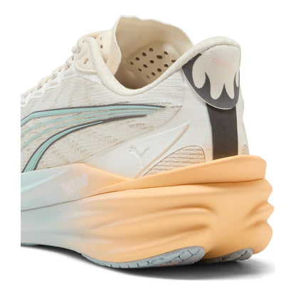 PUMA Deviate Nitro 4 RC Women's Running Shoes — Warm White/Lucite/Vapor Gray