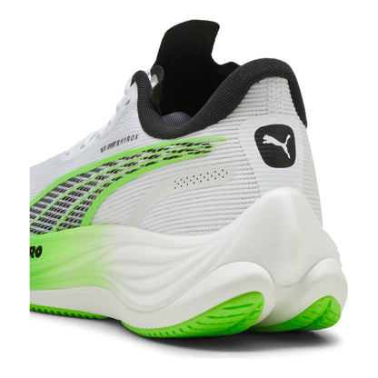 PUMA Velocity Nitro 3 HYROX Men's Running Shoes — PUMA White/Green Glare