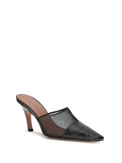 Mules Jamie Mesh Black