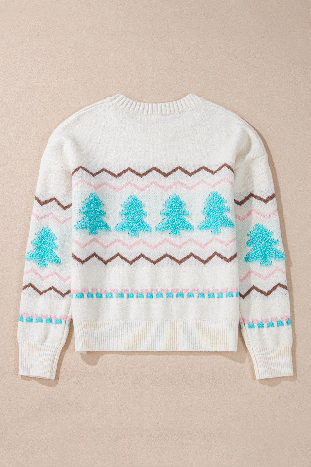 Threaded Pear Sofia Trim Drop Shoulder Sweater