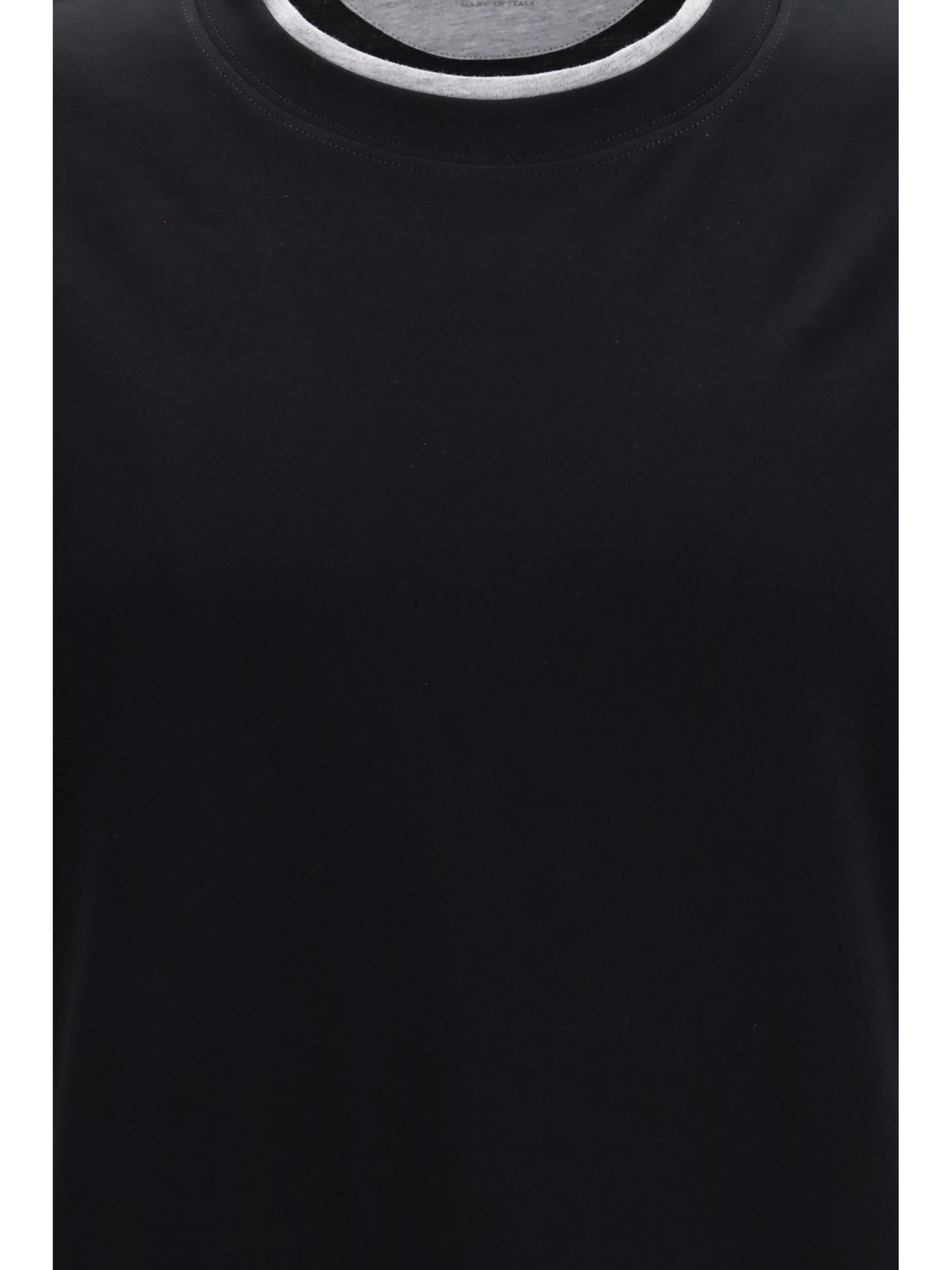 Cotton T-Shirt Black/Grey