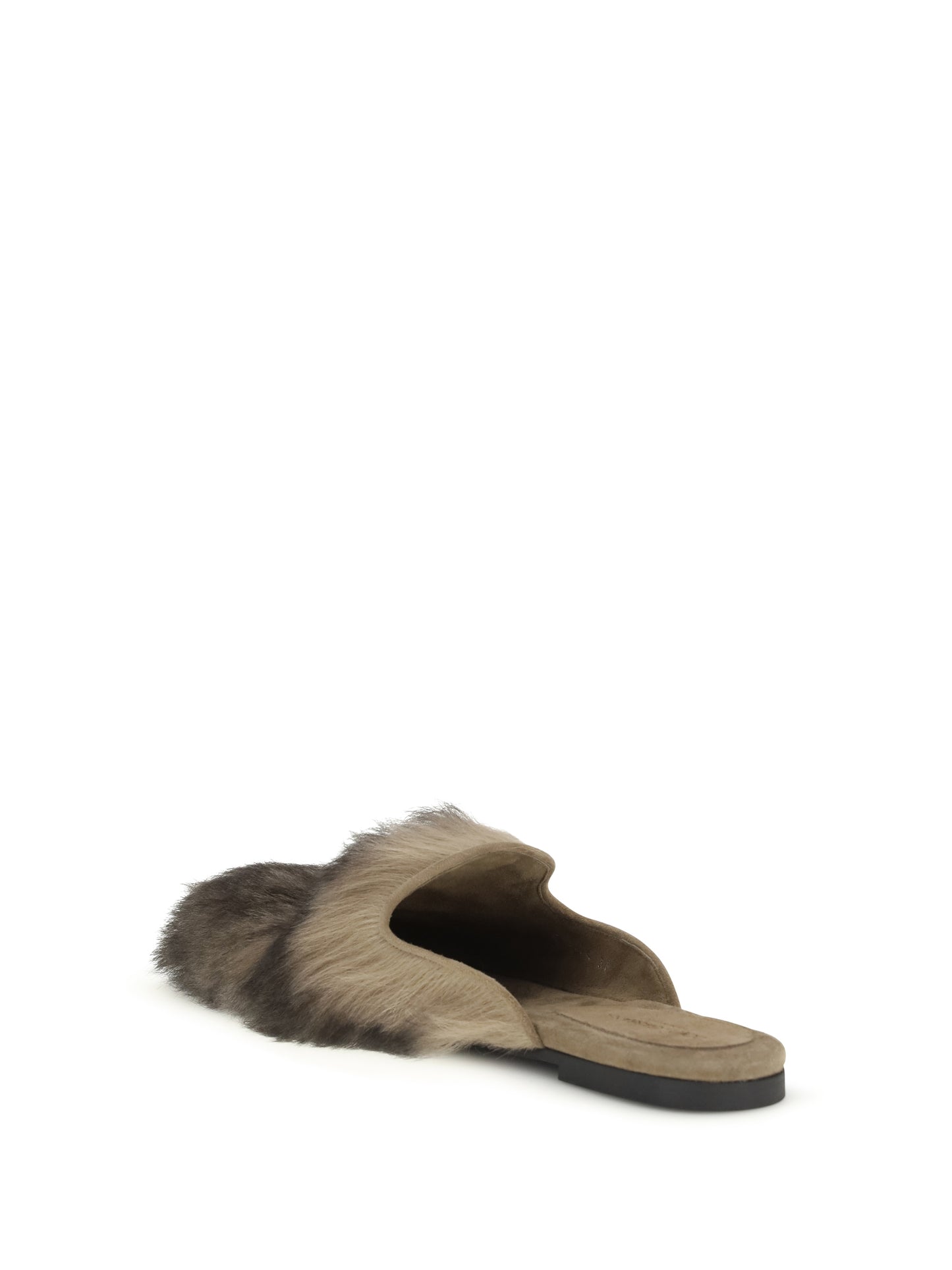 Sheepskin Mules Mahogany
