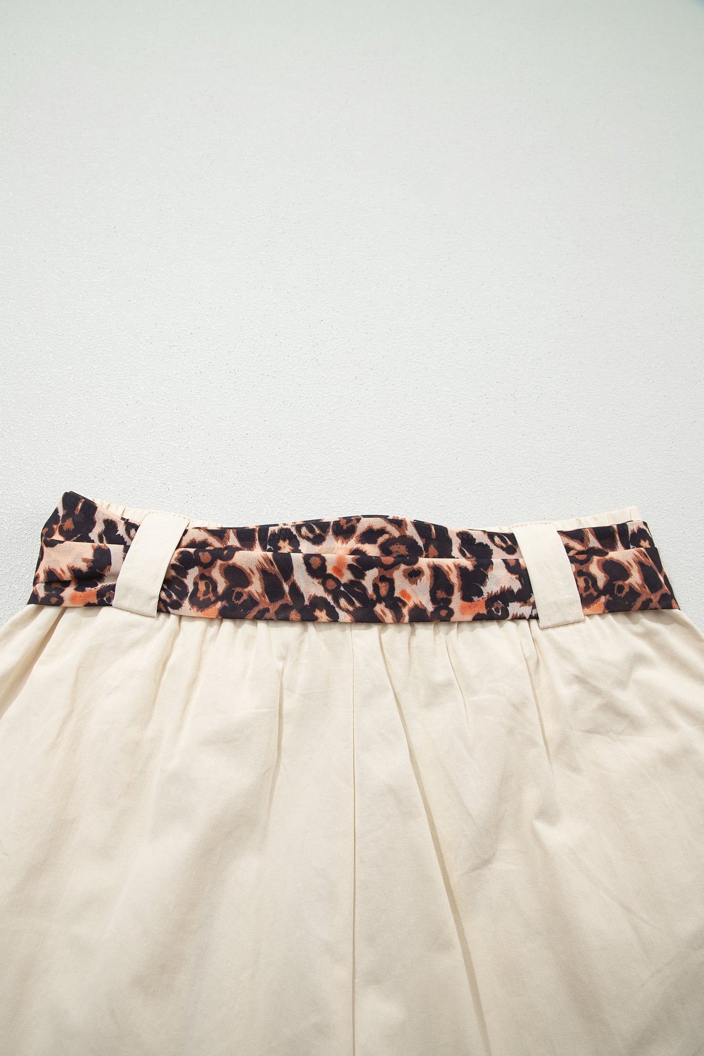 Threaded Pear Ariel Pleated Wide Leg Shorts