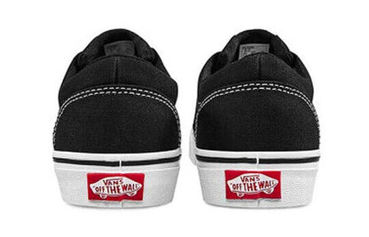 Vans Doheny Women's Sneakers — Black/White Canvas Low-Top