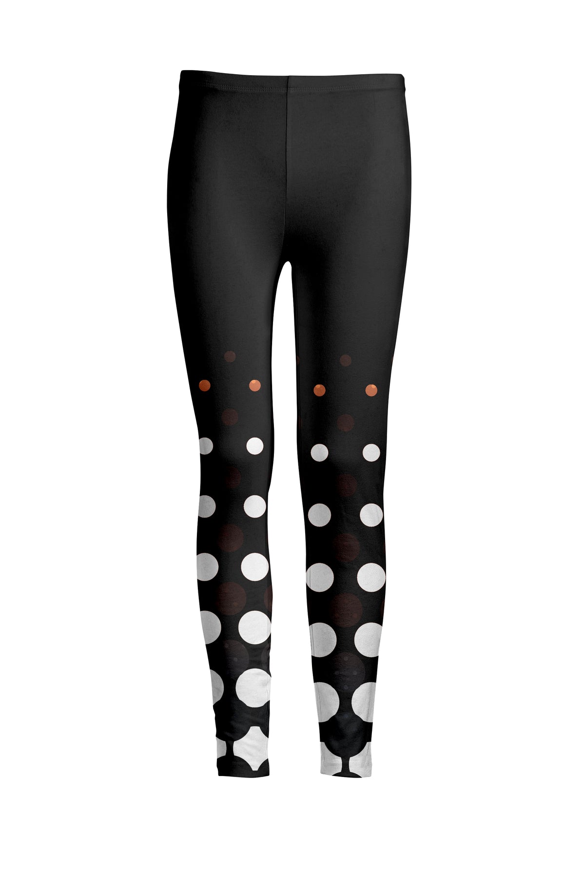 Black White Dot Print-