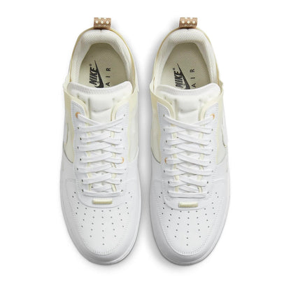 Nike Air Force 1 React Men's Sneakers — Coconut Milk Leather Low-Top