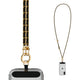 Gold Chain with Black Vegan Leather