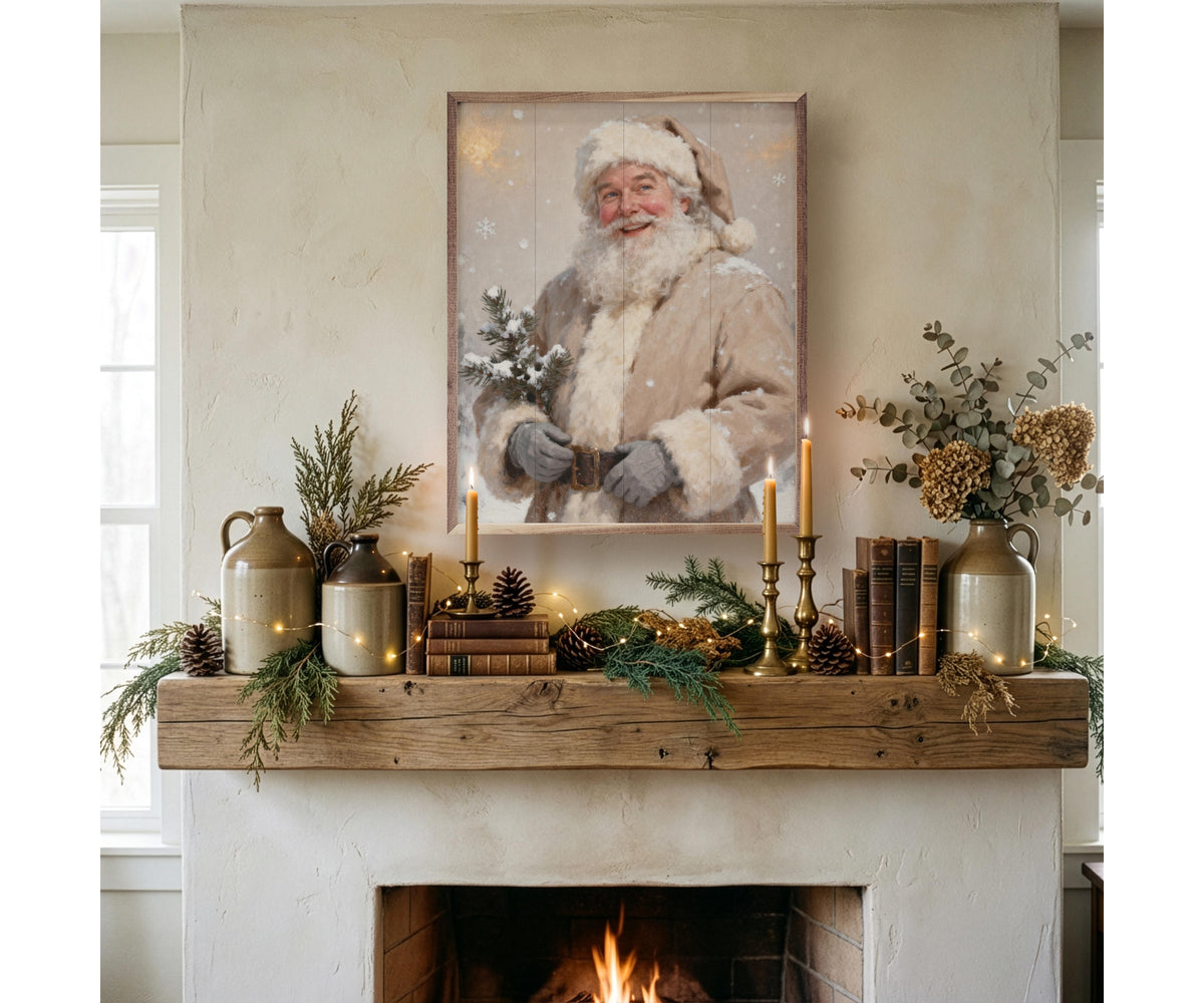 Kendrick Home Saint Nicholas With Pine Branch