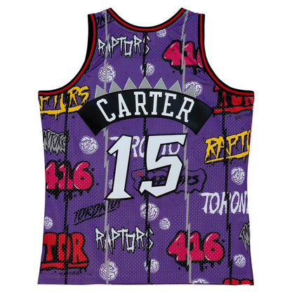 Mitchell & Ness Men's Slap Sticker Swingman Jersey Raptors 1998 Vince Carter Jerseys