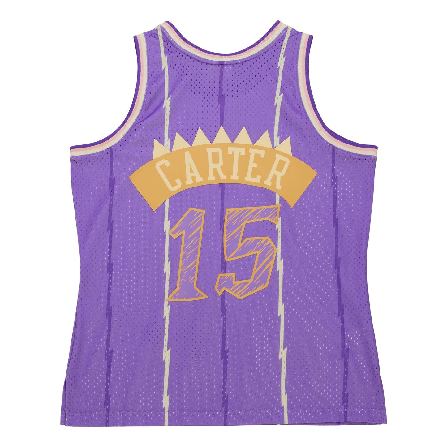 Men's Mitchell & Ness Sidewalk Sketch Swingman Jersey Raptors 1998 Vince Carter