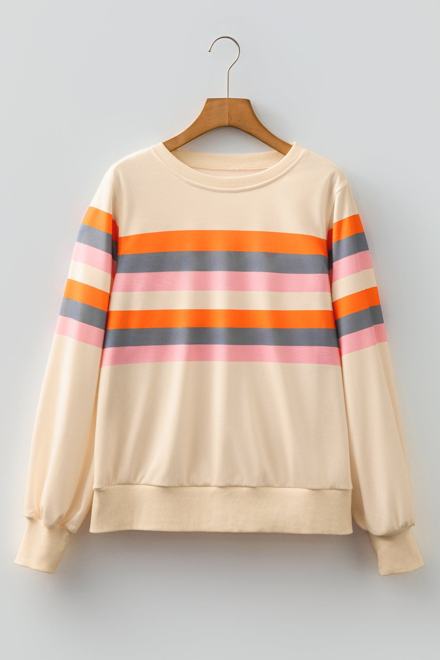 Threaded Pear Vivienne Puff Sleeve Casual Pullover