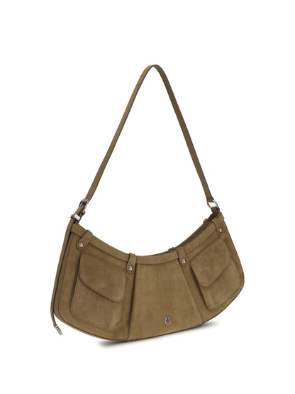 Shoulder Bag Pocket Body Suede