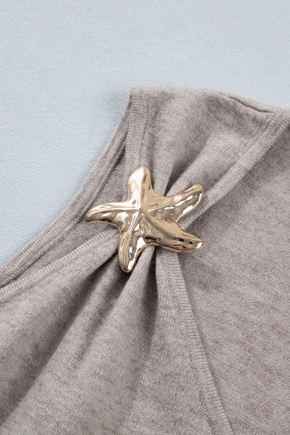 Threaded Pear Clementine Metal Star Detail Sweater