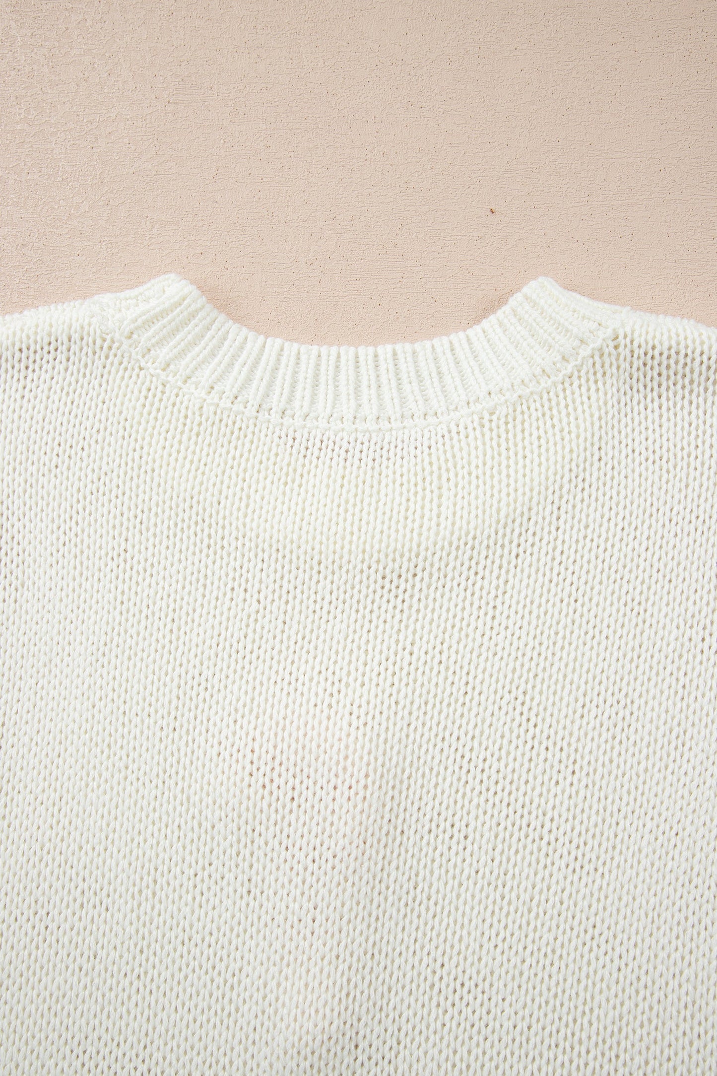 Threaded Pear Malani Bow Knot Loose Sweater