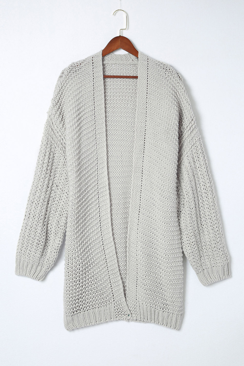 Threaded Pear Oakley Shoulder Puff Sleeve Cardigan
