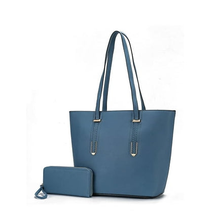 MKF Collection by Mia K. - Mina Tote Bag and Wallet Set