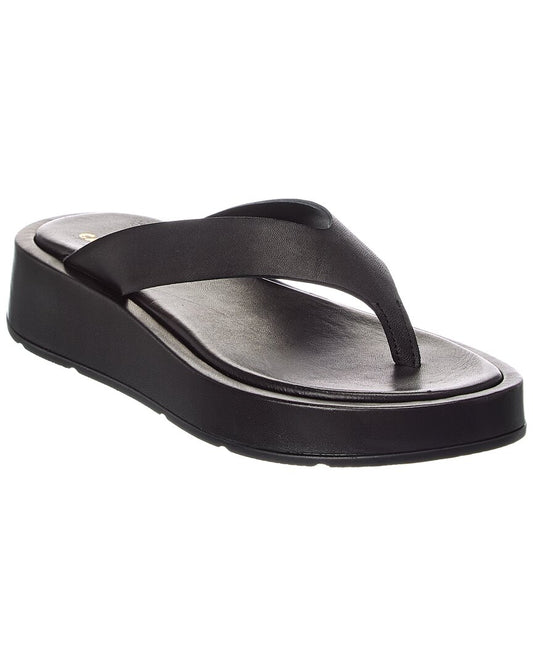 1 Black leather-