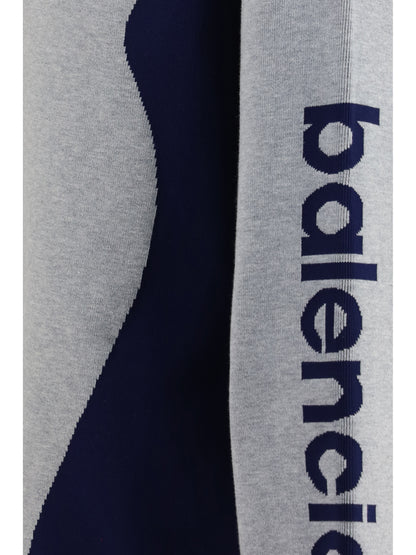 Zip Knit Sweater Bodys Grey/Navy