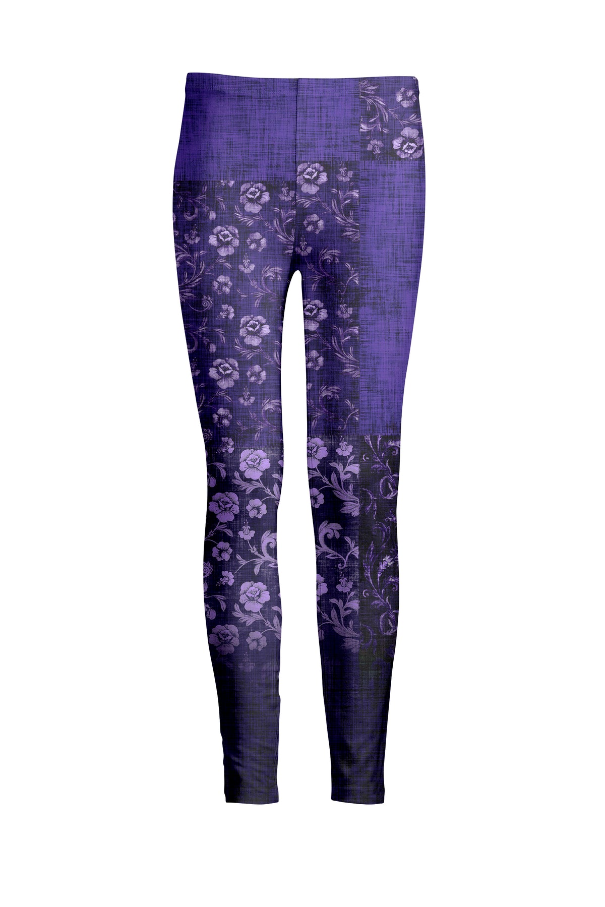 Purple Floral Print-