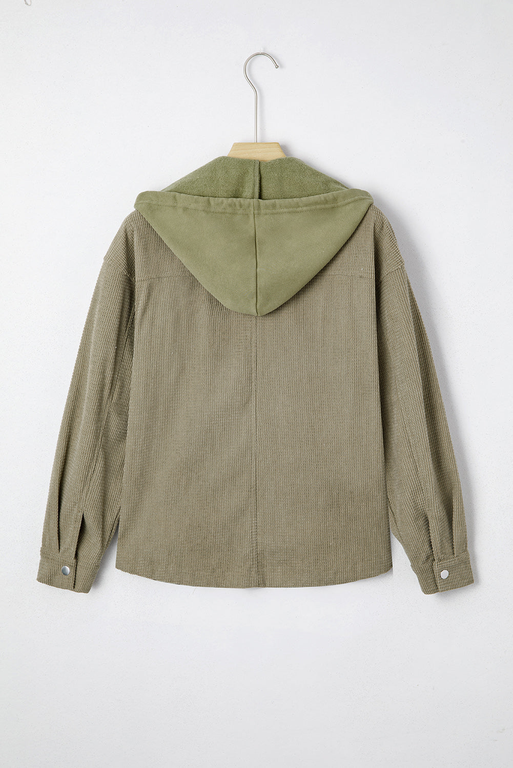 Threaded Pear Undine Knit Textured Hooded Jacket