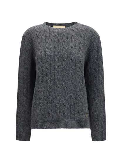Sweater Virgin Wool Anthracite Melange
