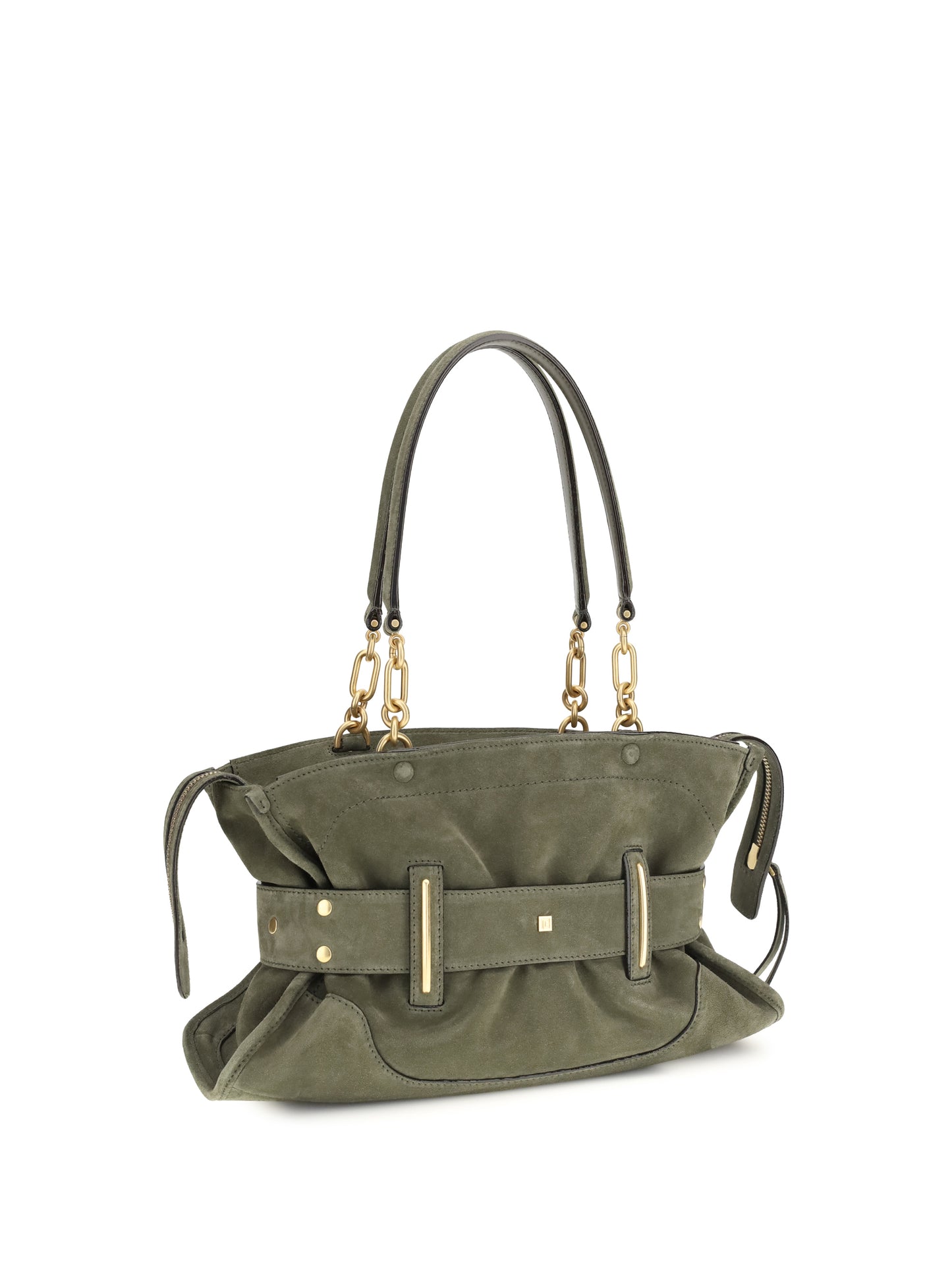 Handbag Anthem Suede Green