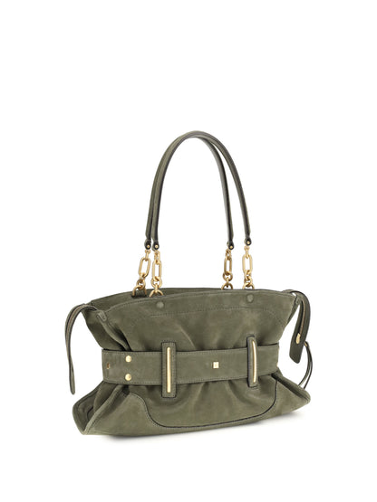 Handbag Anthem Suede Green