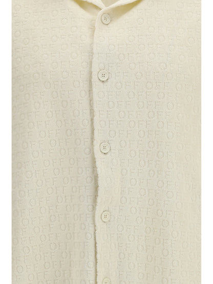 Bowling Shirt Terry Cream