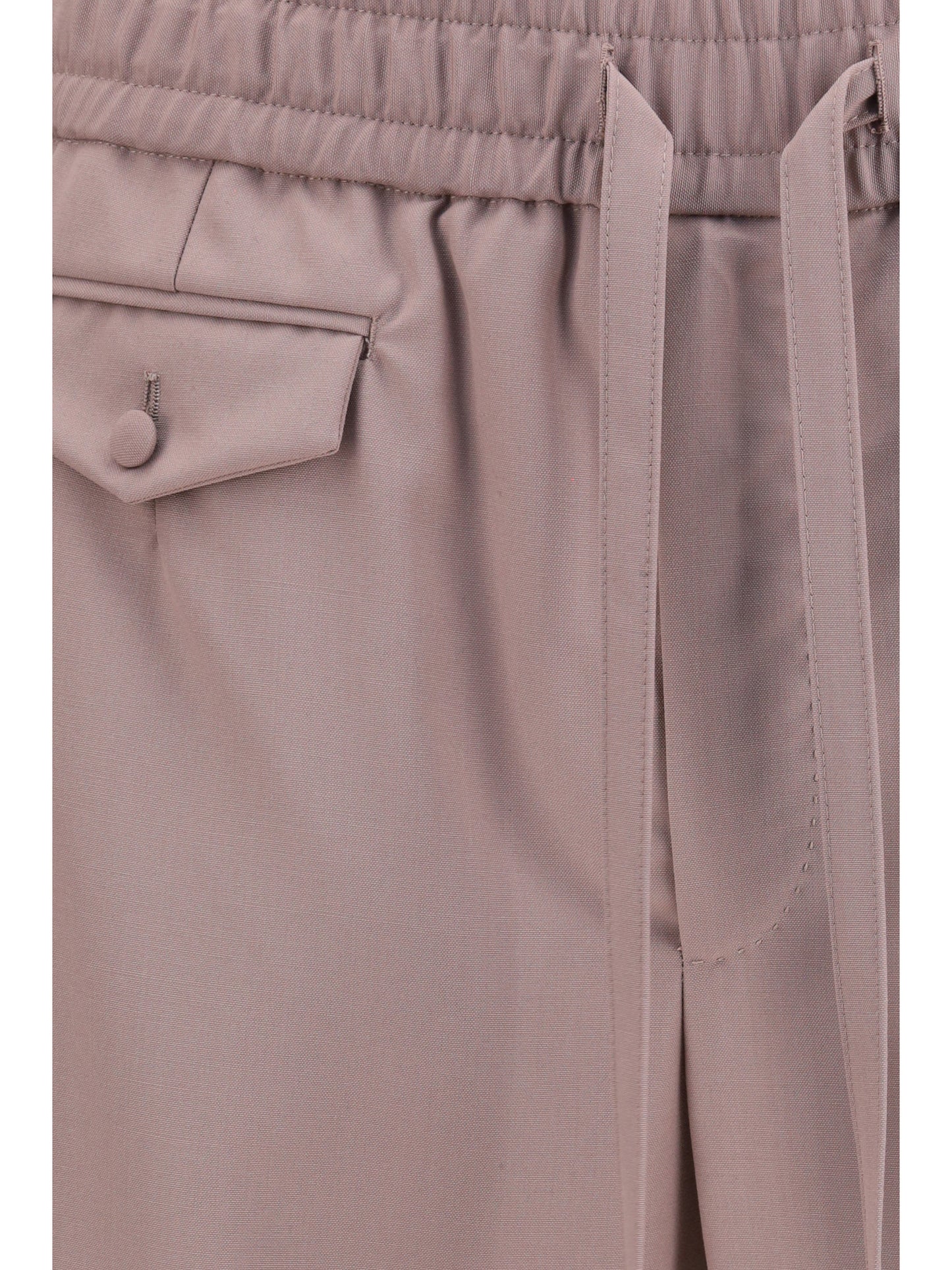 Wool Jogging Pants Brown