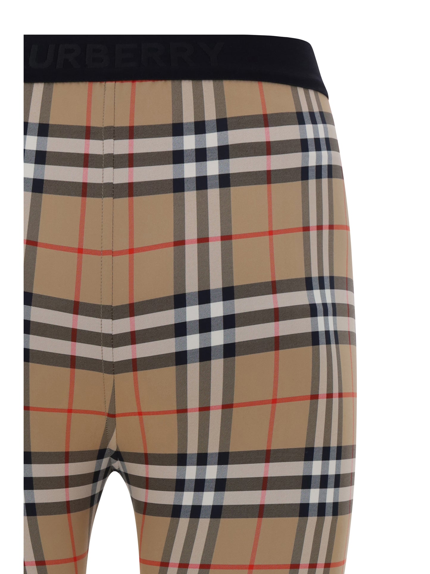 Leggings Archive Check Beige