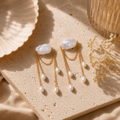 AZURE Pearl Earrings