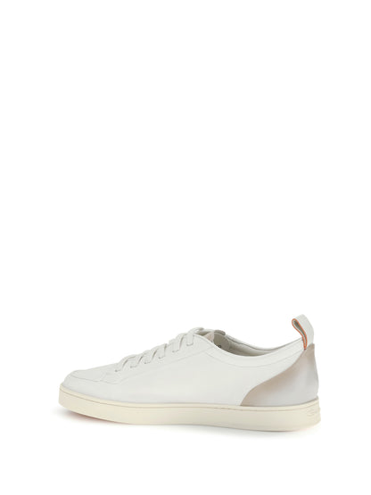 Leather Sneakers Montecarloafri White