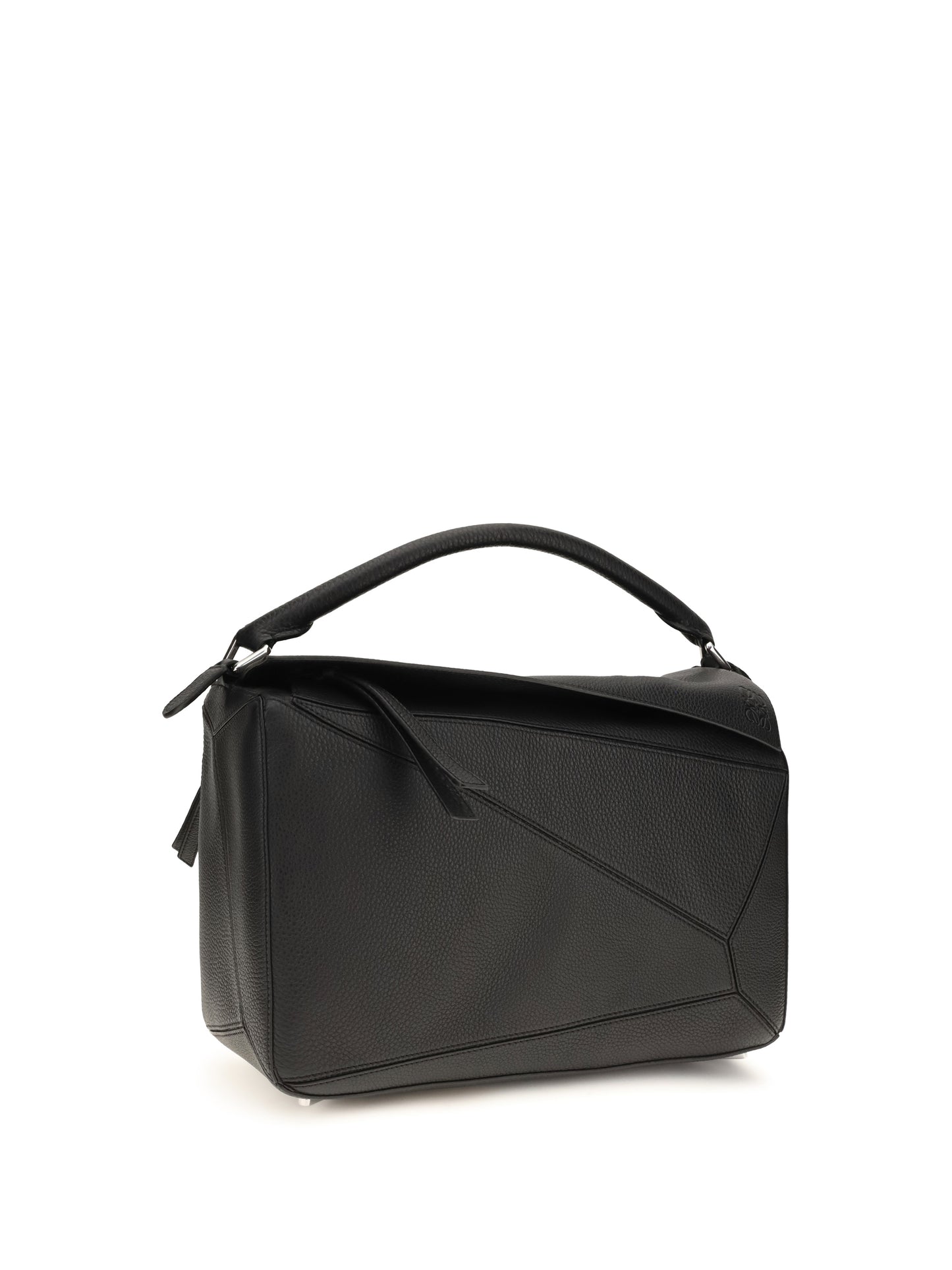 Handbag Puzzle Large Black Leather