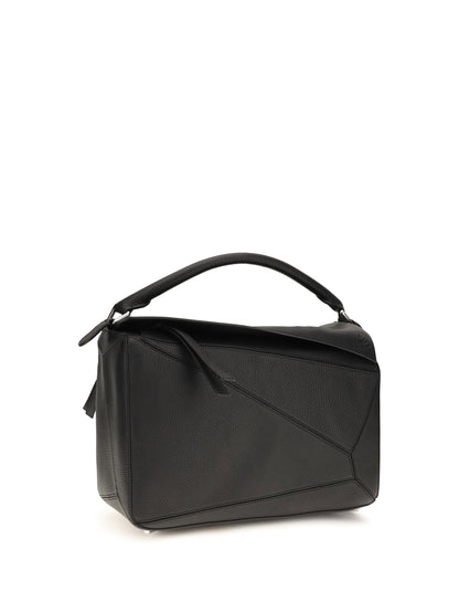 Handbag Puzzle Large Black Leather
