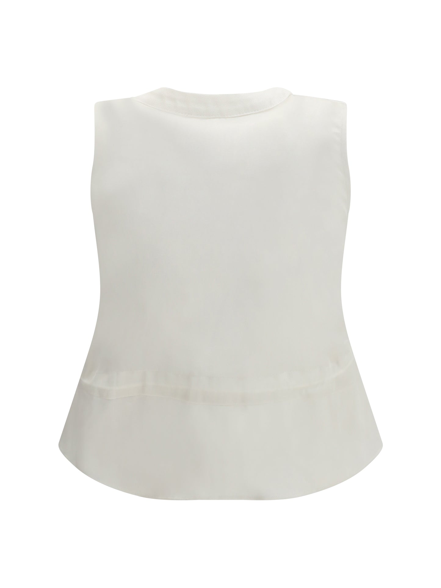 Denim Vest Off White