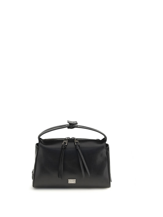 Handbag Vittoria Black Calfskin