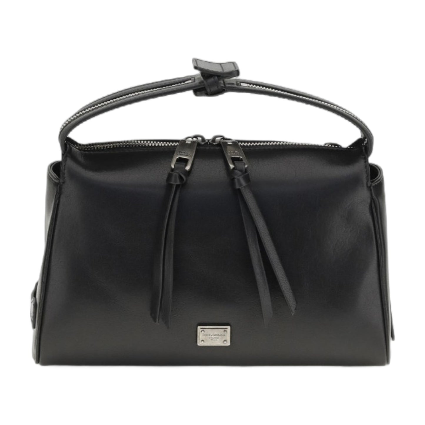 Handbag Vittoria Black Calfskin