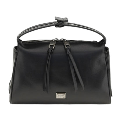 Handbag Vittoria Black Calfskin