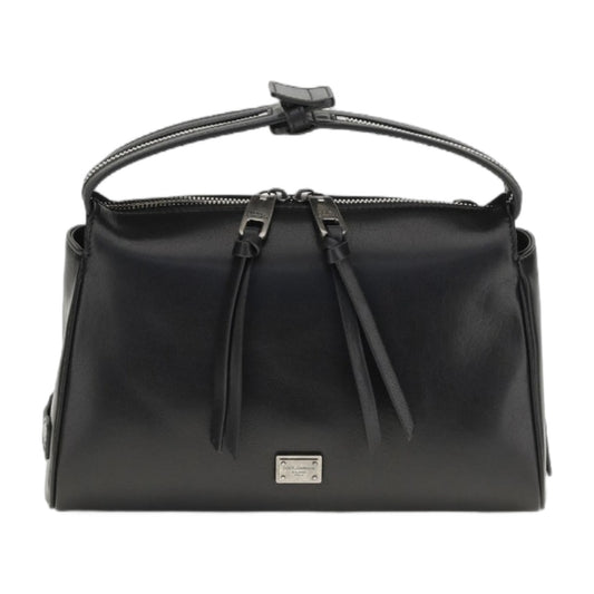 Handbag Vittoria Black Calfskin