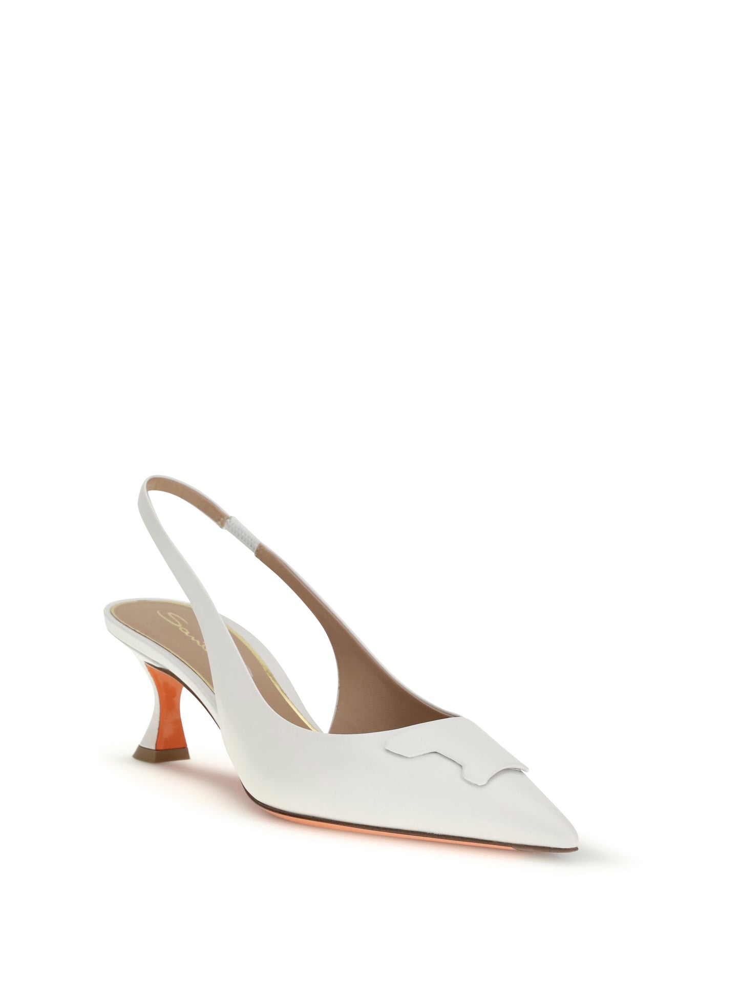 Slingback Pumps Taylor White