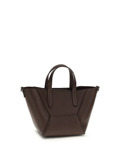 Leather Handbag Burgundy