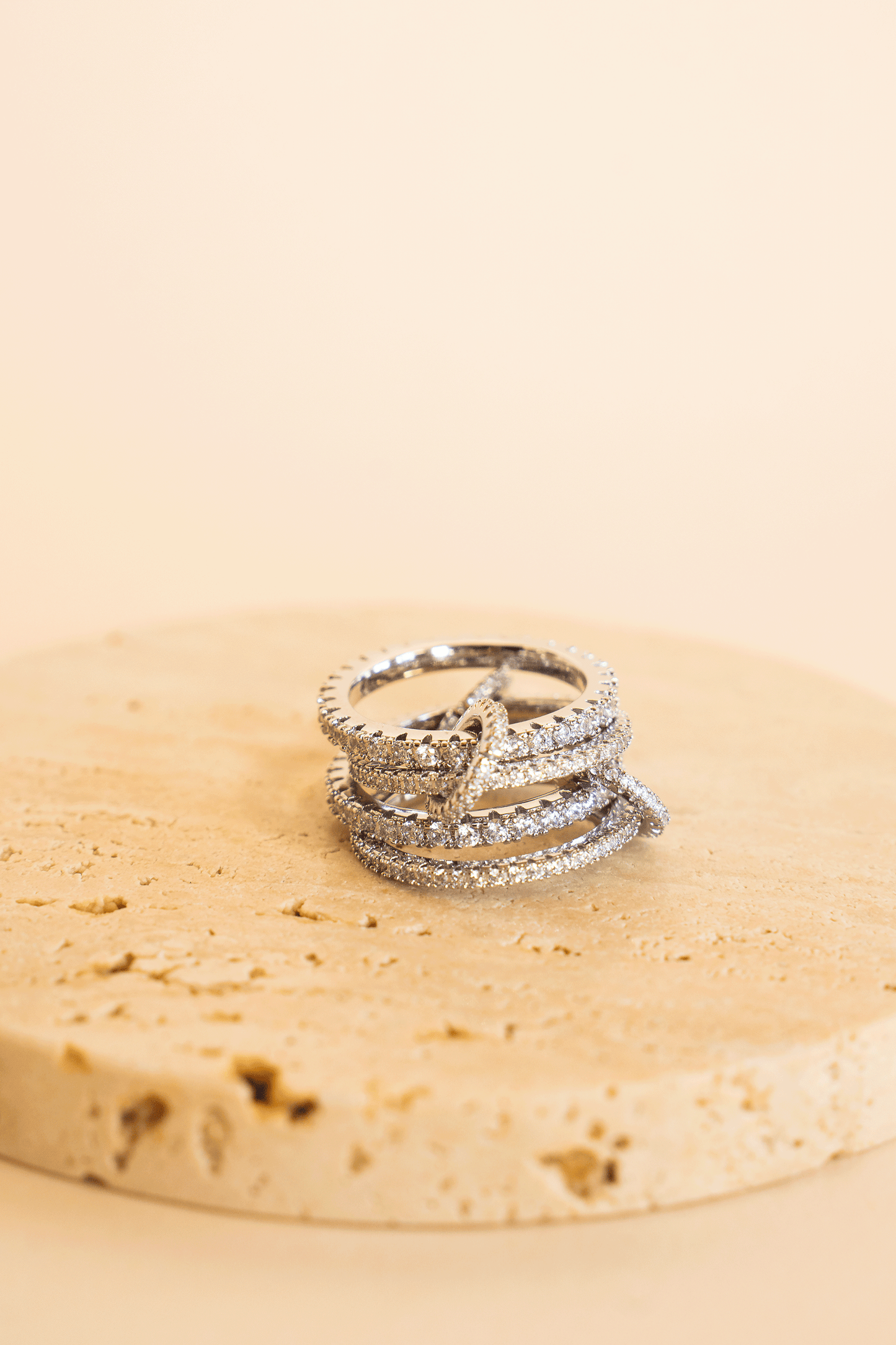 Abiha Infinity Pave Ring